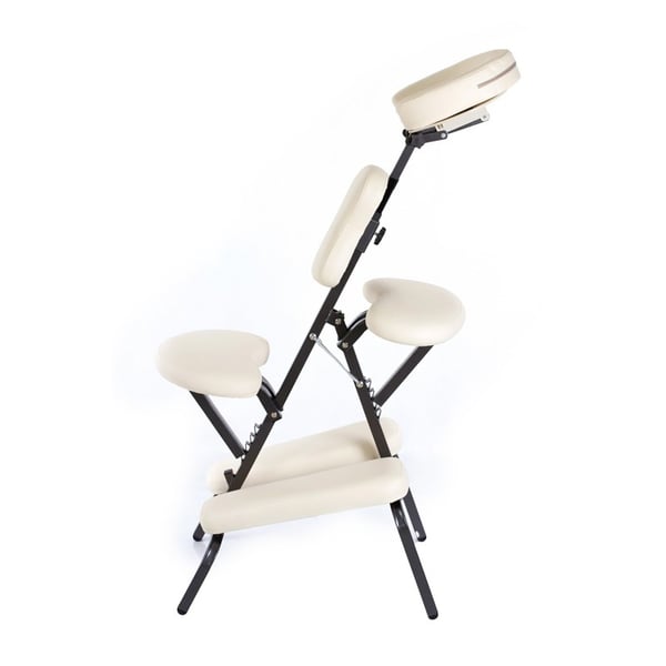 Kinefis Relax multifunctional folding massage chair (cream and black colors)